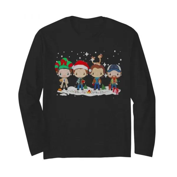 Supernatural merry Christmas shirt - Image 4
