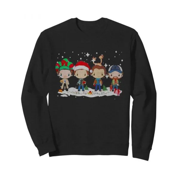 Supernatural merry Christmas shirt - Image 5