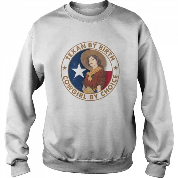 Texan By Birth Cowgirl By Choice Classic Mens T-shirt - Image 5