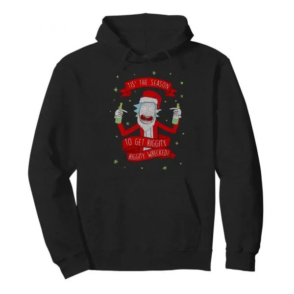 Tis the season to get riggity riggity wrecked Rick and Morty shirt - Image 6
