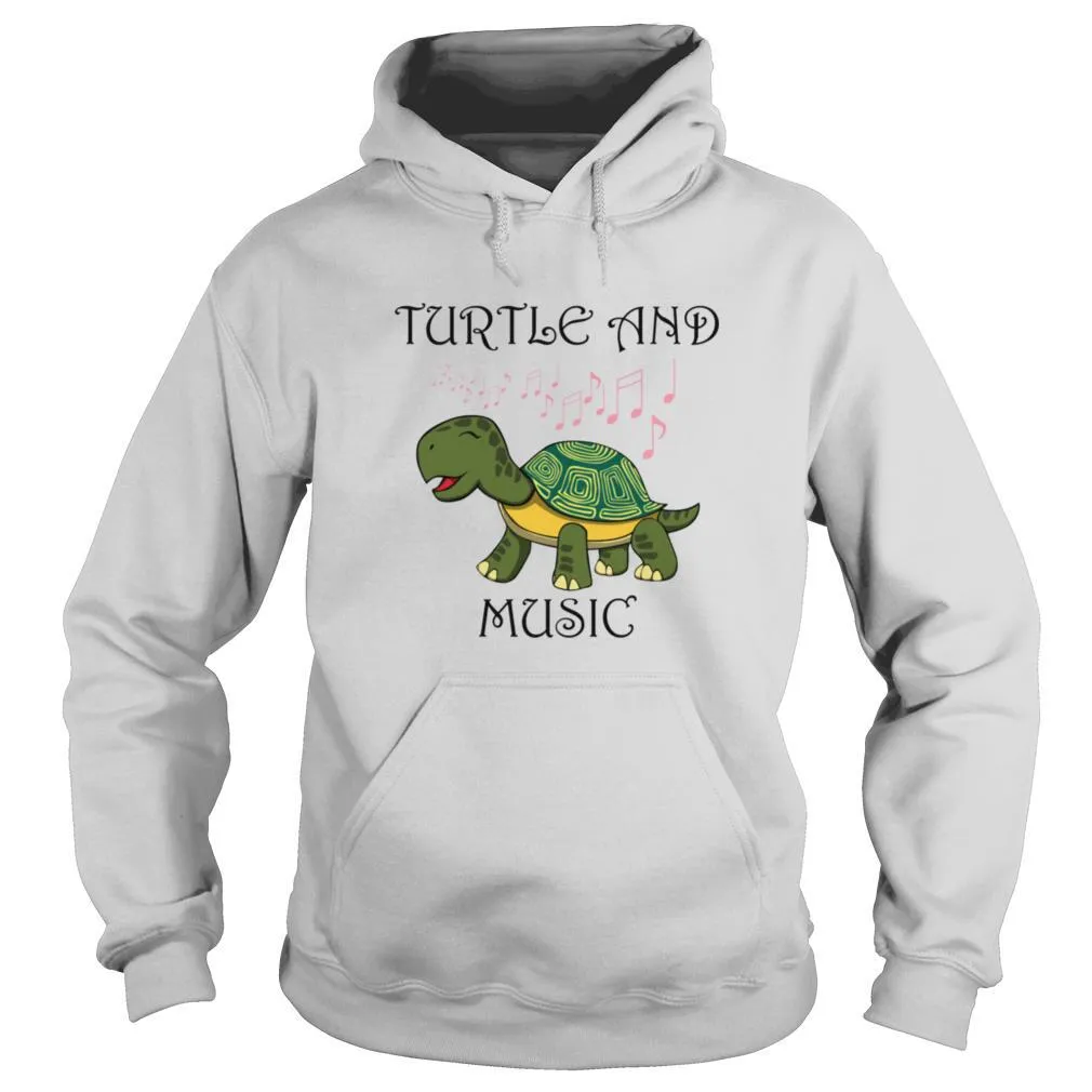 Turtle and Music Singing Tortoise Musician shirt - Image 5