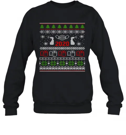 Ugly Christmas Sweater 2020 Toilet Paper Pandemic Funny Xmas Gifts T-Shirt Classic Mens T-shirt - Image 5