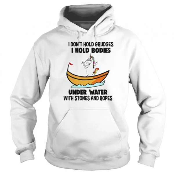 Unicorn I Dont Hold Grudges I Hold Bodies Under Water With Stones And Ropes Classic Mens T-shirt - Image 6