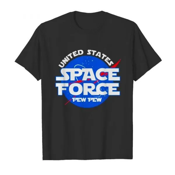 United States Space Force Pew Pew NASA shirt - Image 2
