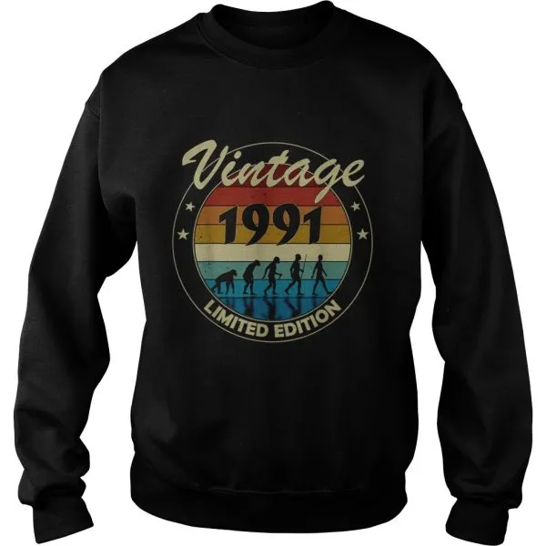 Vintage 1991 Birthday Unisex - Image 5