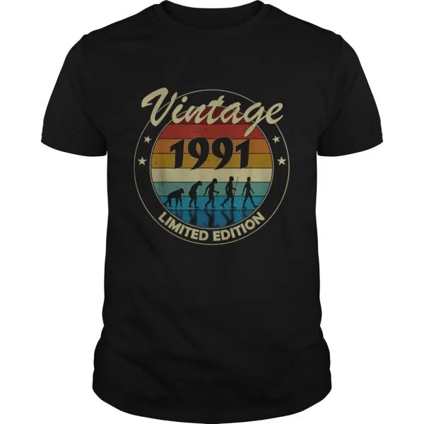 Vintage 1991 Birthday Unisex - Image 2