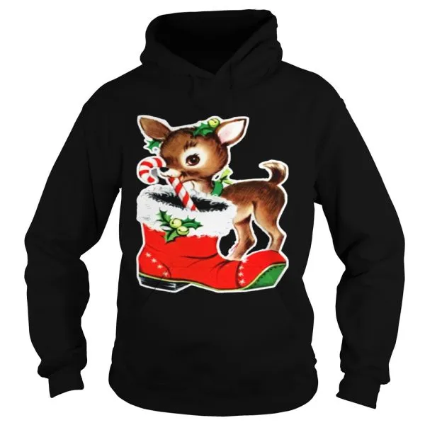 Vintage Cute Reindeer Holiday Unisex - Image 4