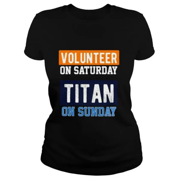 Volunteer On Saturday Titan On Sunday Nashville Football shirt - Image 2
