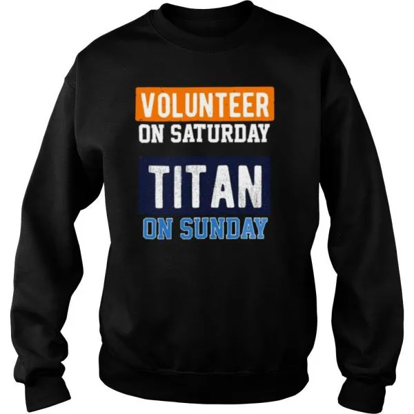 Volunteer On Saturday Titan On Sunday Nashville Football shirt - Image 4