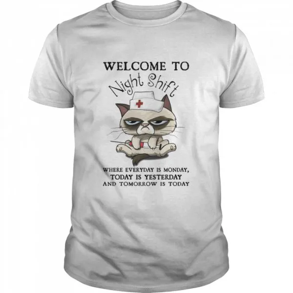 Welcome To Night Shift Classic Mens T-shirt - Image 2
