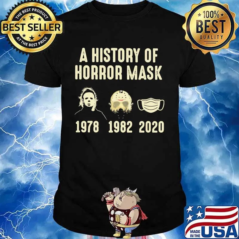 A History Of Horror Mask 1978 2020 Shirt