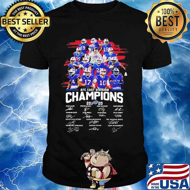 Afc East Division Champions Buffalo Bills 2020 Signature Shirt