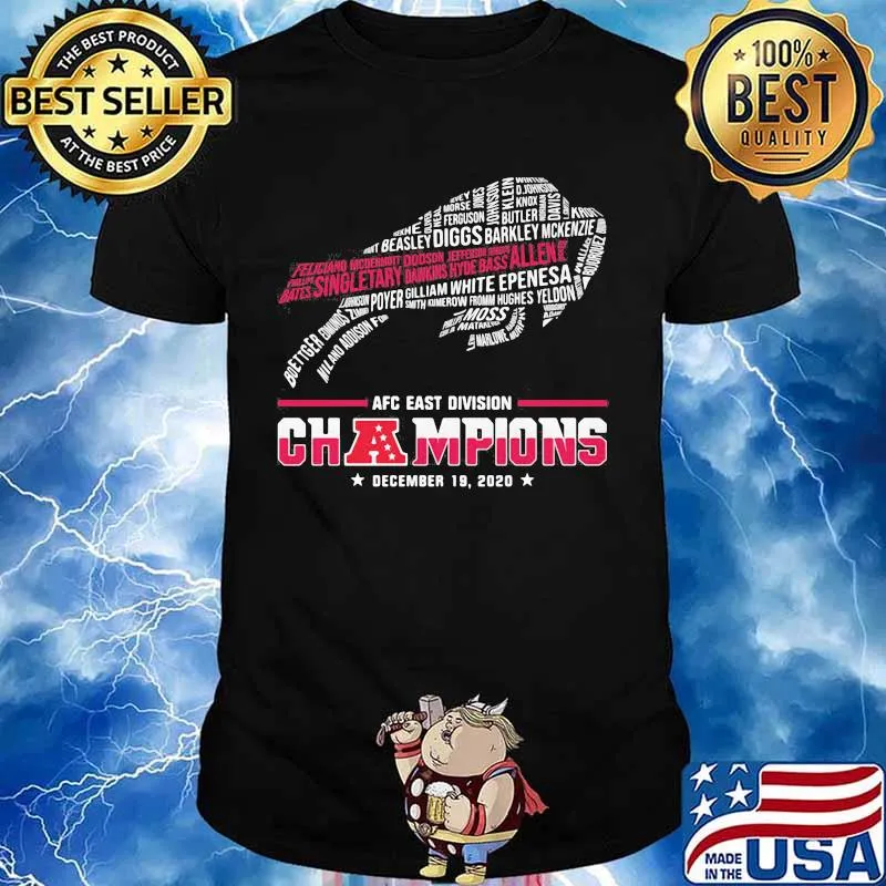Afc East Division Champions December 2020 List City New York Symbol Buffalo Shirt