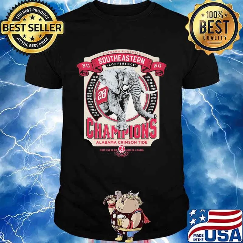 Alabama Football Southeastern Conference Champions Elephant Shirt
