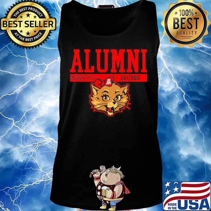 Alumni University Of Arizona Alumni Wildcat Red Bow Shirt Tank top