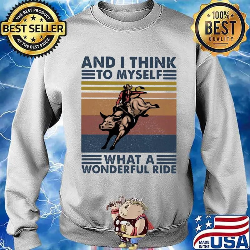 And I Think To Myself What A Wonderful Ride Vintage Shirt Sweater