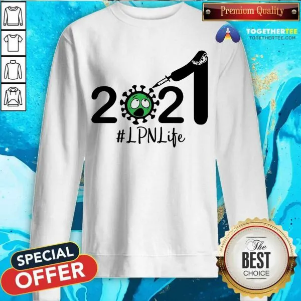 Awesome 2021 Coronavirus LPN Life Shirt - Image 4