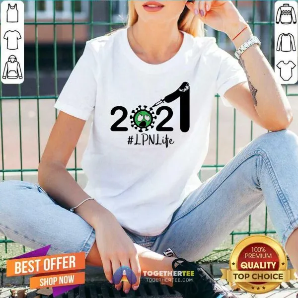 Awesome 2021 Coronavirus LPN Life Shirt - Image 2