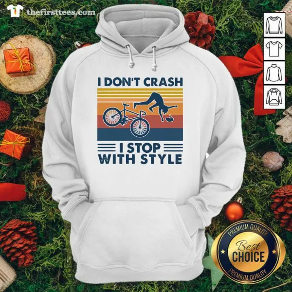 Awesome I Dont Crash I Stop With Style Vintage Retro Shirt - Image 5
