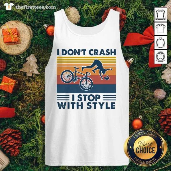 Awesome I Dont Crash I Stop With Style Vintage Retro Shirt - Image 4