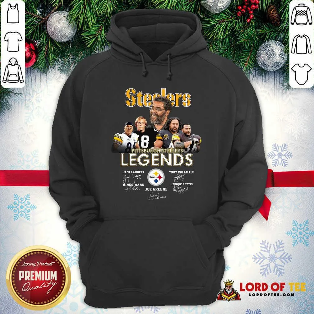 Awesome Steelers Pittsburgh Steelers Legends Signatures Shirt - Image 2