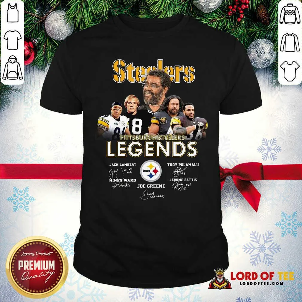 Awesome Steelers Pittsburgh Steelers Legends Signatures Shirt