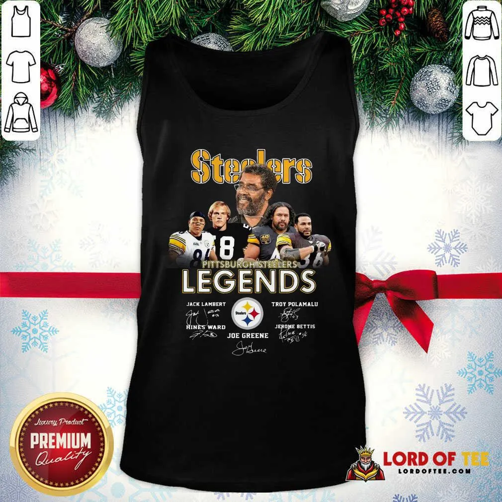 Awesome Steelers Pittsburgh Steelers Legends Signatures Shirt - Image 4