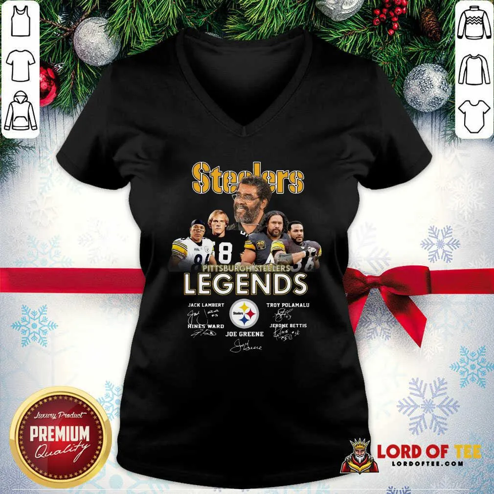 Awesome Steelers Pittsburgh Steelers Legends Signatures Shirt - Image 3