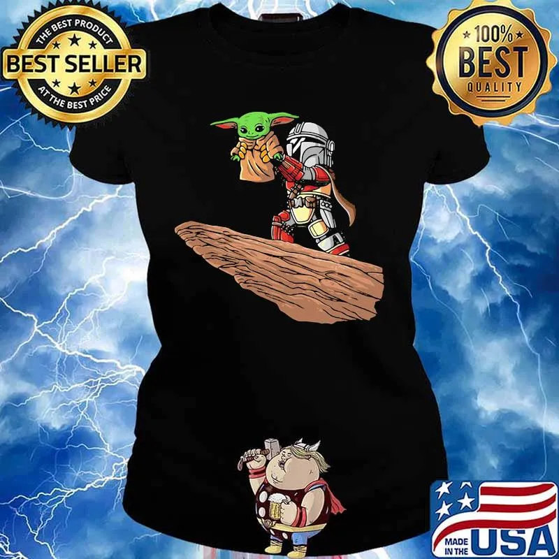 Baby Yoda The Mandalorian Star Wars Shirt Ladies tee
