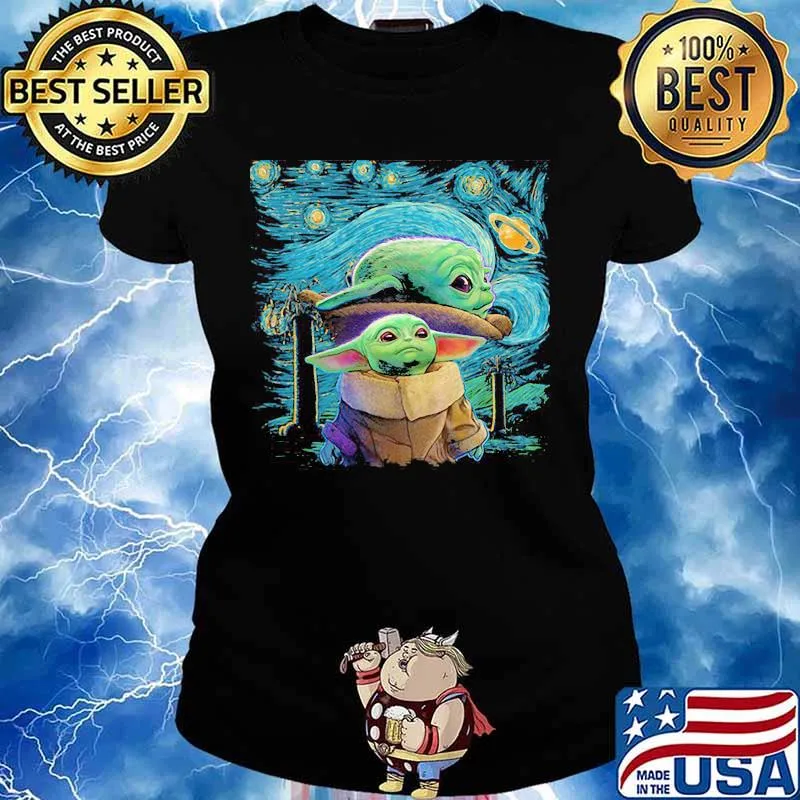 Baby Yoda The Universe Star Wars The The Mandalorian Shirt Ladies tee