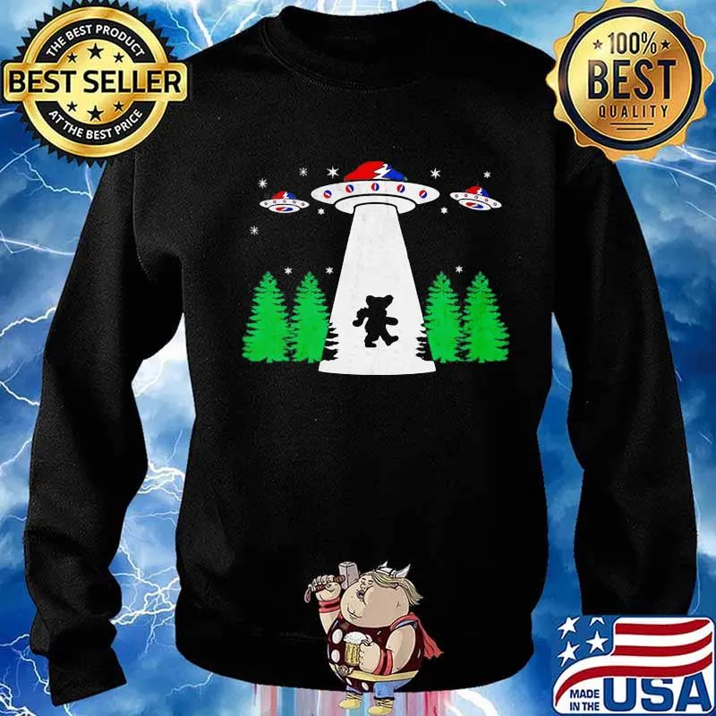 Bear Camping Ufos Dark Star Grateful Dead Steal Shirt Sweater