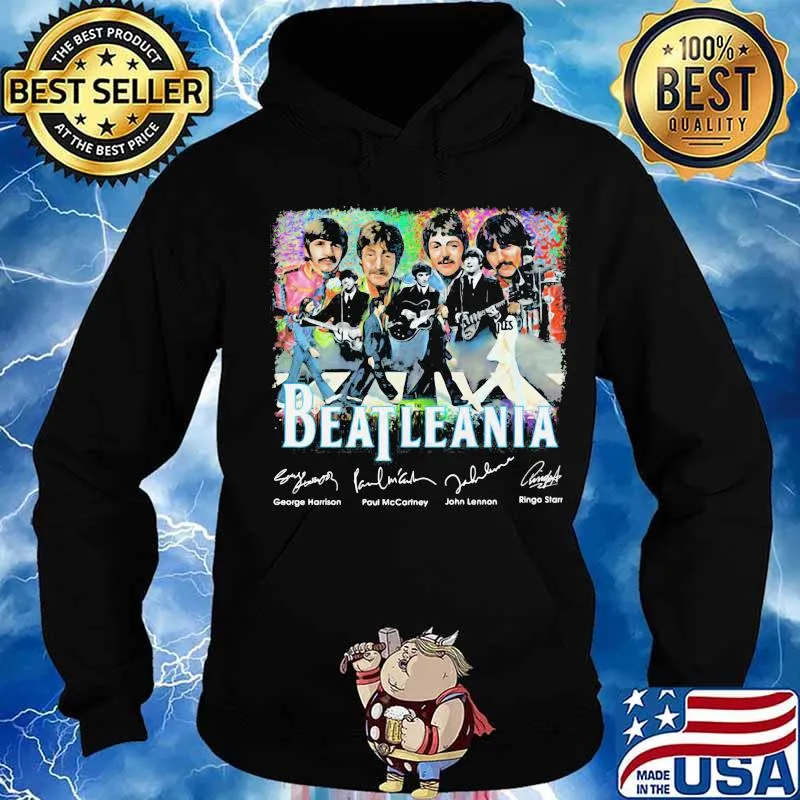 Beatleania Band Music Guitar Signuature Shirt Hoodie