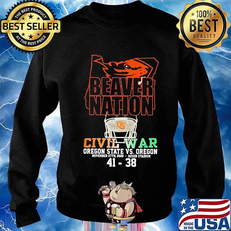 Beaver Nation Civil War Oregon State November 27th 41 38 Shirt Sweater