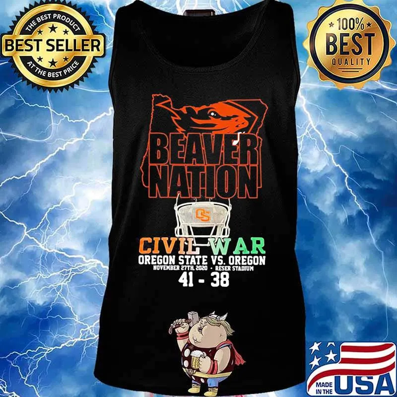 Beaver Nation Civil War Oregon State November 27th 41 38 Shirt Tank top