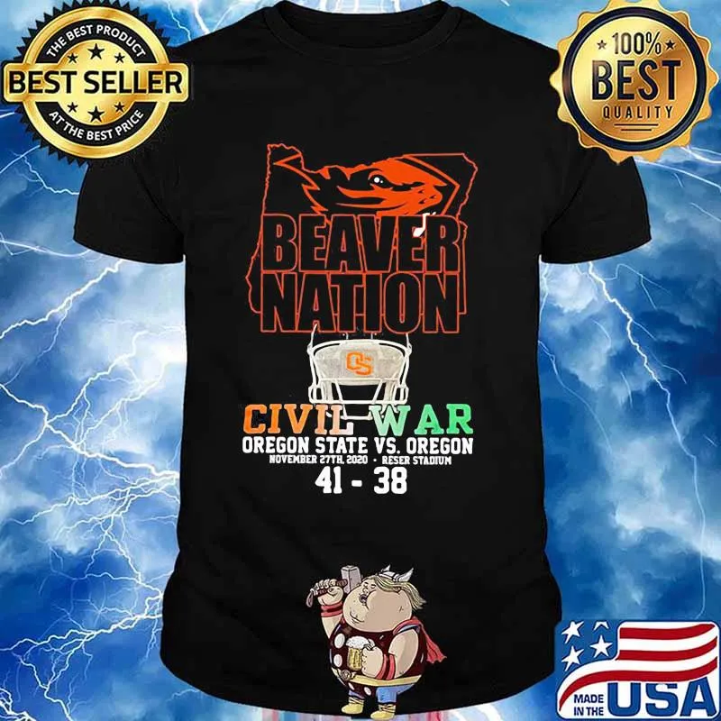 Beaver Nation Civil War Oregon State November 27th 41 38 Shirt