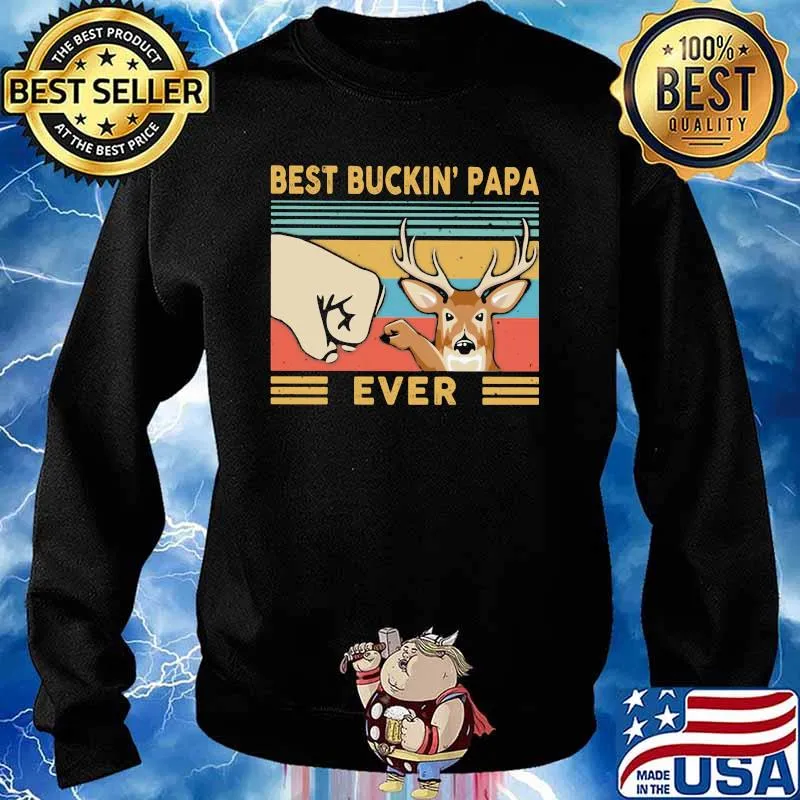 Best buckin' papa ever vintage s Sweater