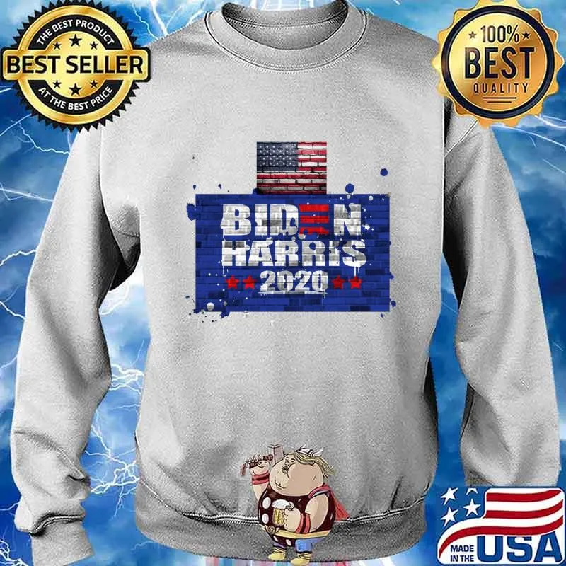 Biden Harris 2020 Wall American Flag Election President Shirt Sweater