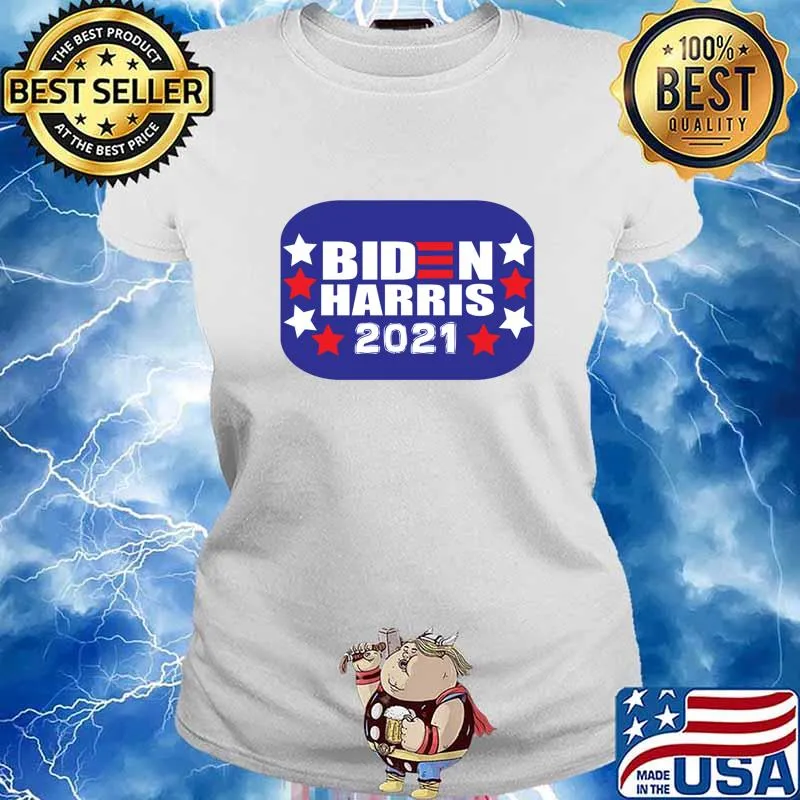 Biden Harris 2021 Stars Election President Shirt Ladies tee