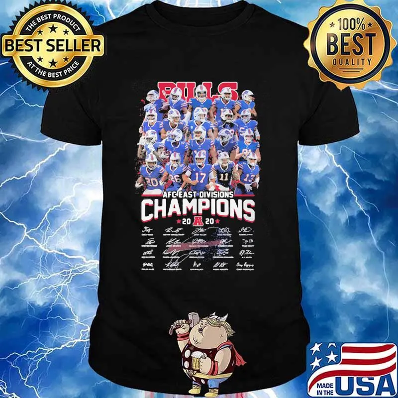 Bills Afc East Divisions Champions 2020 Signature Shirt