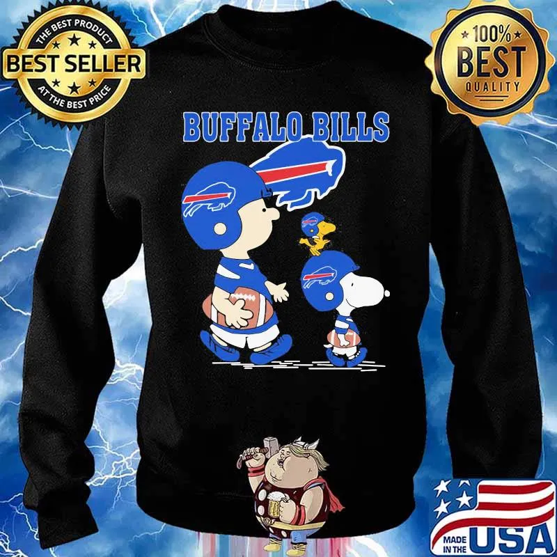 Buffalo Bills Snoopy Woodstock Football Shirt Sweater
