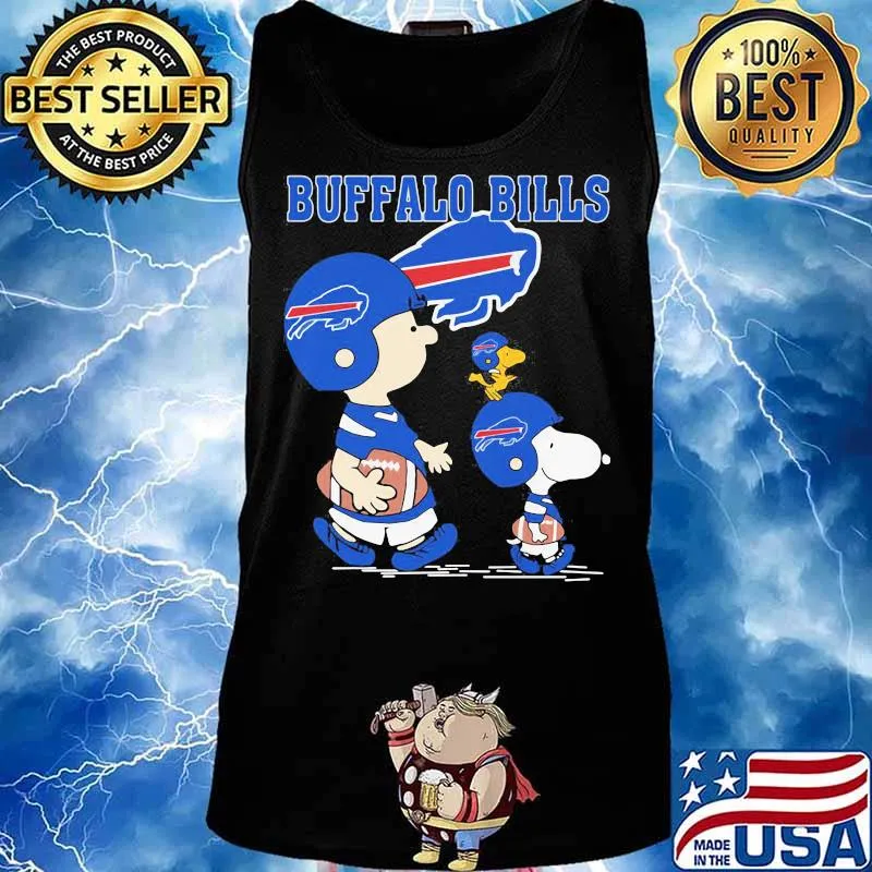 Buffalo Bills Snoopy Woodstock Football Shirt Tank top