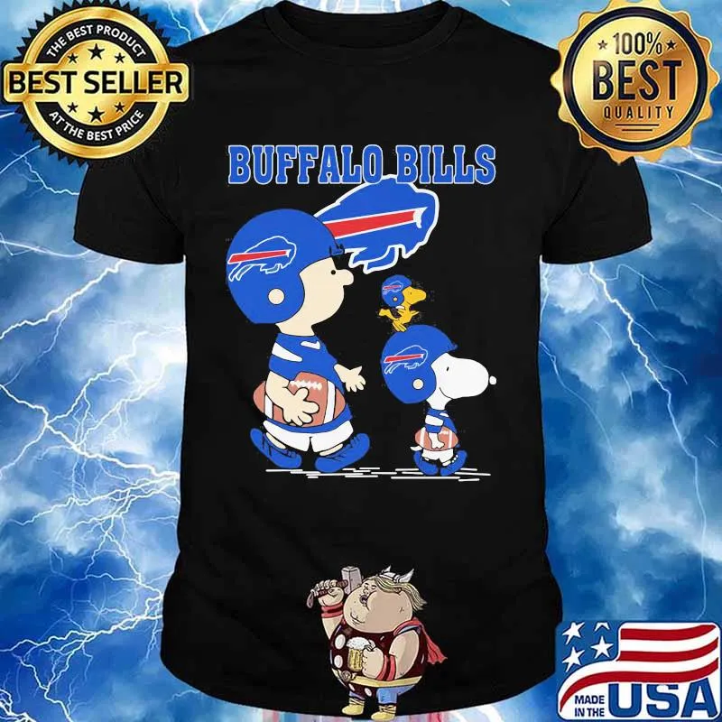 Buffalo Bills Snoopy Woodstock Football Shirt
