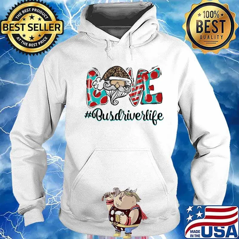 Bus drive life love christmas s Hoodie