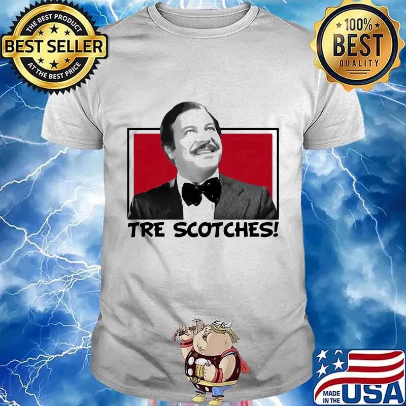 Calboni Tre Scotches Maglietta Grigia Cinema Italiano Secondo Shirt