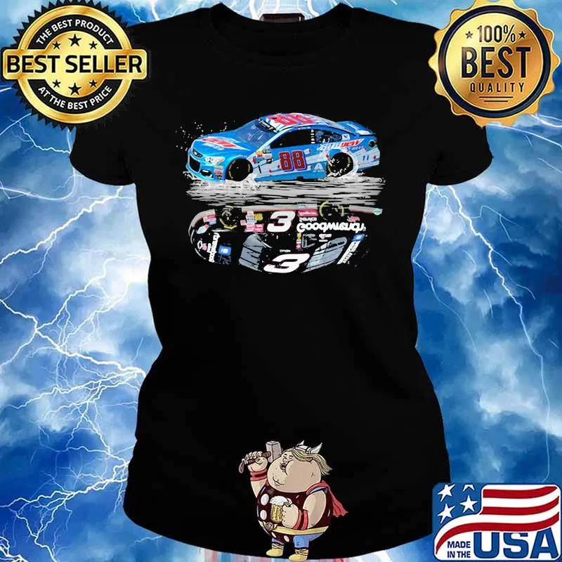 Car Of Dale Earnhardt An American Professional Stock Car Driver Shirt Ladies tee