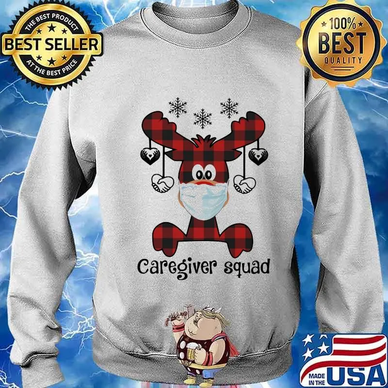 Caregiver squad mask Christmas s Sweater