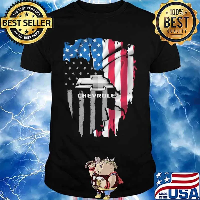 Chevrolet Company Cars American Flag Shirt
