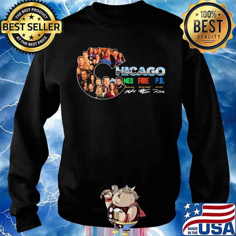 Chicago med fire P.D signature s Sweater