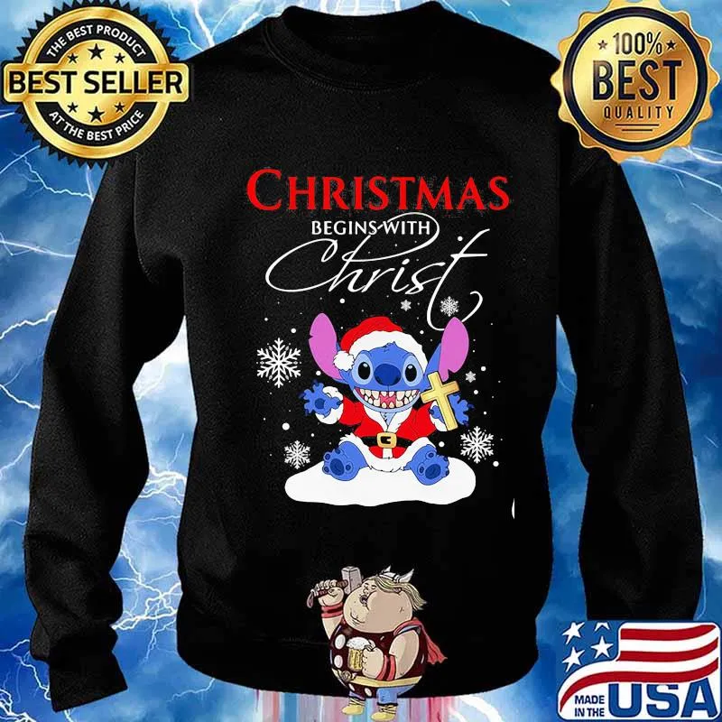 Christmas Begins With Christ Cross Fondos De Pantalla De Navidad Del Stich Shirt Sweater