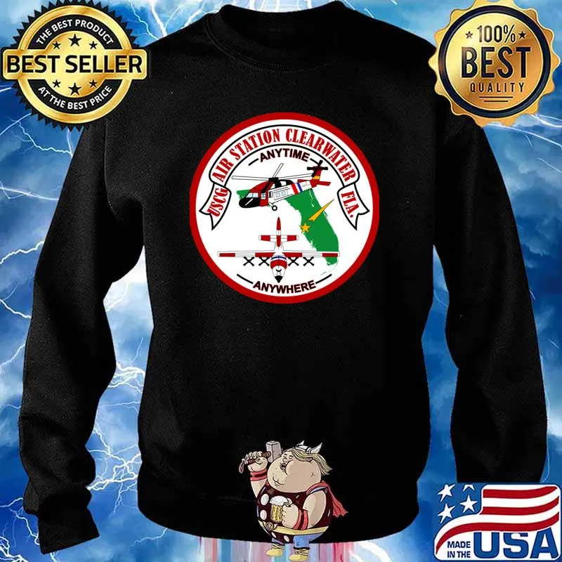 Coast Guard Air Station Clearwater Florida Anywhere Shirt Sweater